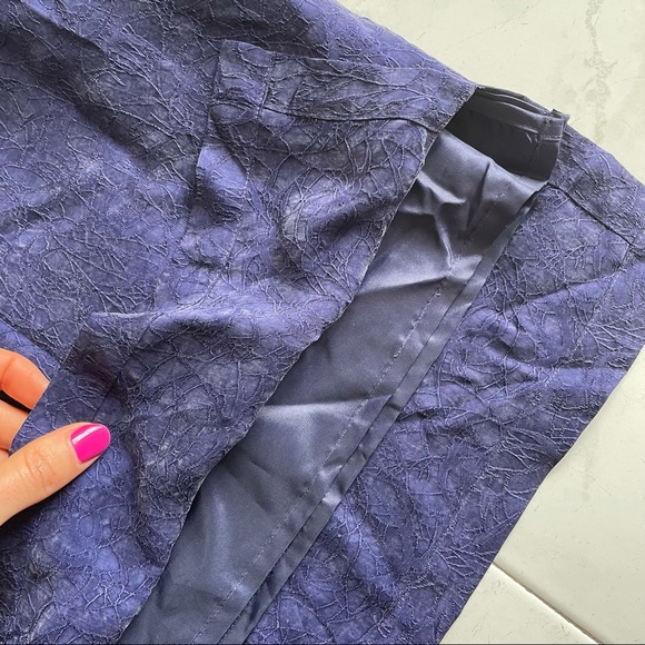 Vintage 80s St Michael from MARCS AND SPENCER 100% cupro dress! Royal blue - Picture 7 of 12